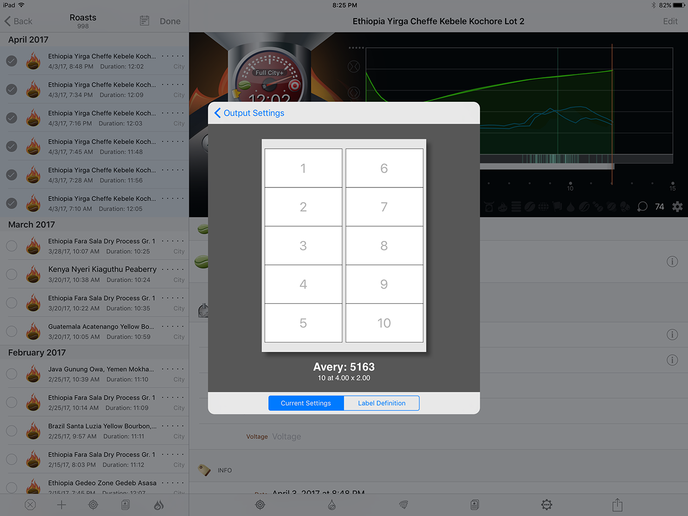 Screenshot v10 Labels Layout – Rainfrog Inc.